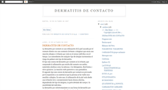 Desktop Screenshot of dermatitisdecontacto.blogspot.com
