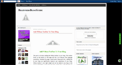 Desktop Screenshot of beginnersblogguide.blogspot.com
