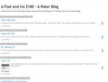 Tablet Screenshot of pokerfool.blogspot.com
