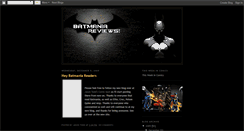 Desktop Screenshot of batmaniareviews.blogspot.com