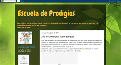 Desktop Screenshot of escueladeprodigios.blogspot.com