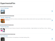 Tablet Screenshot of experimentofilm.blogspot.com