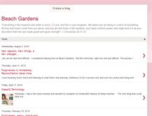 Tablet Screenshot of beachgardens.blogspot.com