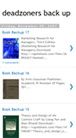 Mobile Screenshot of deadzoners-bk.blogspot.com