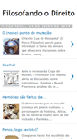Mobile Screenshot of filosofando-direito.blogspot.com