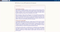 Desktop Screenshot of erp-software-development.blogspot.com