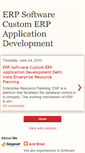 Mobile Screenshot of erp-software-development.blogspot.com