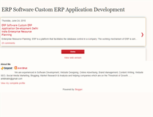 Tablet Screenshot of erp-software-development.blogspot.com