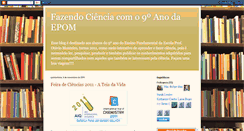 Desktop Screenshot of fazendociencia2011.blogspot.com