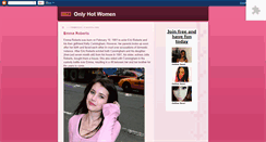 Desktop Screenshot of onlyhotwomen.blogspot.com