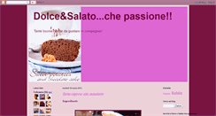 Desktop Screenshot of dolce-salatochepassione.blogspot.com