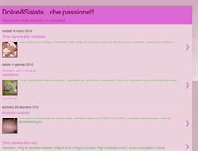 Tablet Screenshot of dolce-salatochepassione.blogspot.com