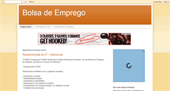 Desktop Screenshot of bolsadeemprego.blogspot.com