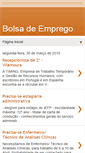 Mobile Screenshot of bolsadeemprego.blogspot.com