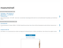 Tablet Screenshot of museumsinsel.blogspot.com