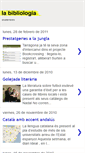 Mobile Screenshot of labibliologia.blogspot.com