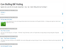 Tablet Screenshot of conduongdevuong.blogspot.com