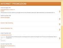 Tablet Screenshot of internetpromozioni.blogspot.com