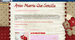 Desktop Screenshot of antesmuertaquesencillaxd.blogspot.com