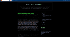 Desktop Screenshot of albanyfoodfreak.blogspot.com