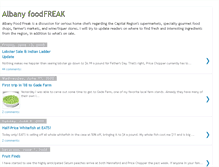 Tablet Screenshot of albanyfoodfreak.blogspot.com