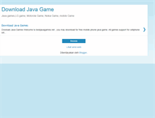 Tablet Screenshot of download-javagame.blogspot.com