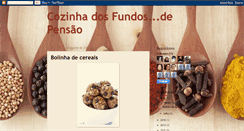 Desktop Screenshot of cozinhadosfundos.blogspot.com