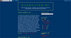 Desktop Screenshot of barkeaterbc.blogspot.com