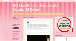 Desktop Screenshot of iesmaestrodonjosejuradoespada.blogspot.com