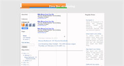 Desktop Screenshot of freelive-streaming.blogspot.com