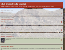 Tablet Screenshot of laquebra.blogspot.com