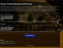 Tablet Screenshot of hurondirectorybusinessdirectory.blogspot.com