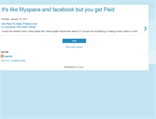Tablet Screenshot of getpaidtosocialize.blogspot.com