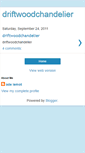Mobile Screenshot of driftwoodchandelier.blogspot.com