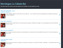 Tablet Screenshot of monologoslacabalanet.blogspot.com