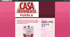 Desktop Screenshot of casadelmovimientopuebla.blogspot.com