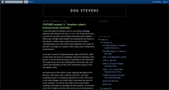Desktop Screenshot of dogstevens.blogspot.com