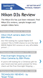 Mobile Screenshot of nikond3sreview.blogspot.com