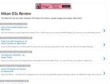 Tablet Screenshot of nikond3sreview.blogspot.com