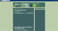 Desktop Screenshot of onlyonelinkk.blogspot.com