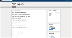 Desktop Screenshot of php-experts-code.blogspot.com