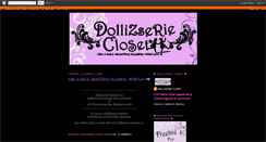 Desktop Screenshot of dollizserie-closet.blogspot.com