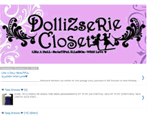 Tablet Screenshot of dollizserie-closet.blogspot.com