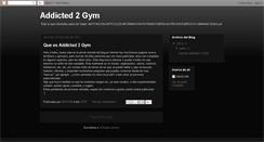 Desktop Screenshot of addicted2gym.blogspot.com