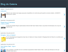 Tablet Screenshot of galeriabelezamoda.blogspot.com