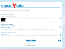 Tablet Screenshot of musicytube.blogspot.com