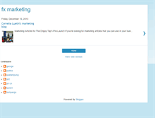 Tablet Screenshot of fxmarketing.blogspot.com