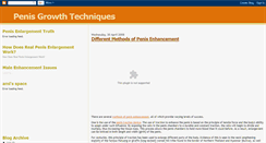 Desktop Screenshot of penisgrowth-techniques.blogspot.com