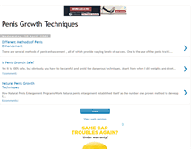 Tablet Screenshot of penisgrowth-techniques.blogspot.com