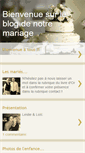 Mobile Screenshot of mariage-leslieloic.blogspot.com